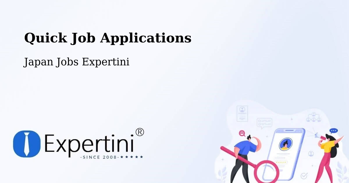 Quick Apply Feature – Toda Shi - Japan Jobs Expertini