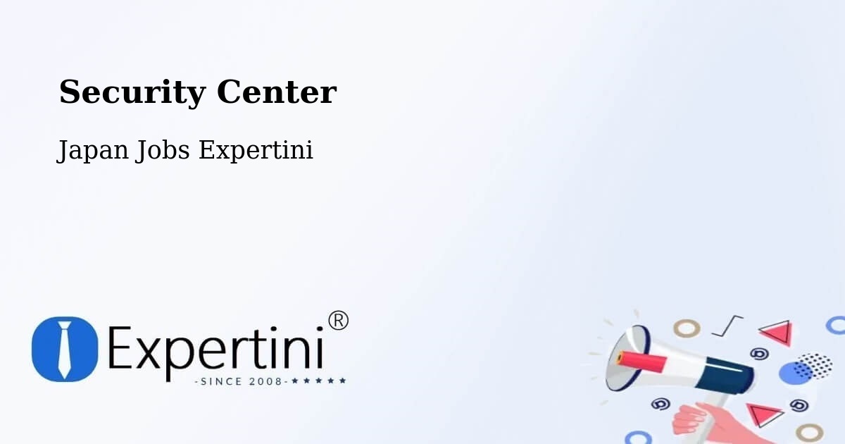Security & Compliance – Toda Shi - Japan Jobs Expertini
